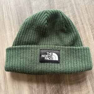 The North Face Olive Ribbed Beanie